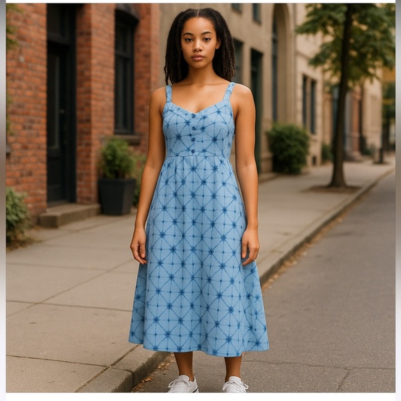 Sonoma NWT Boho Tiered Floral Maxi Sundress Size Small. Summer Beach Vacation - Picture 2 of 8